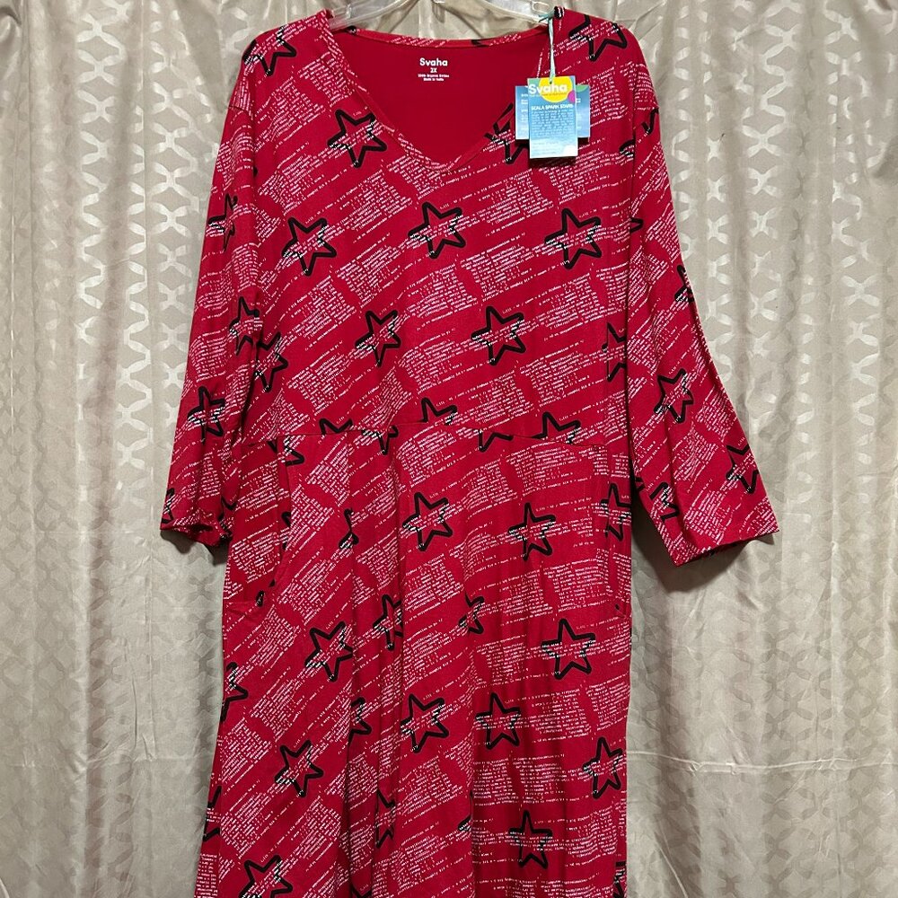 Svaha Plus Scala Spark Stars Dress Size 2X